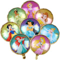 8PCS Princess Balloons Bouquet for Party Supplies