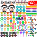 100Pcs Assortment Party Favors Toys for Kids, Premium Mini Cute Favors for All Ages Kids, Prize Box Toys, Goody Bag Fillers, Pinata Stuffers, Carnival Prizes for Boys and Girls