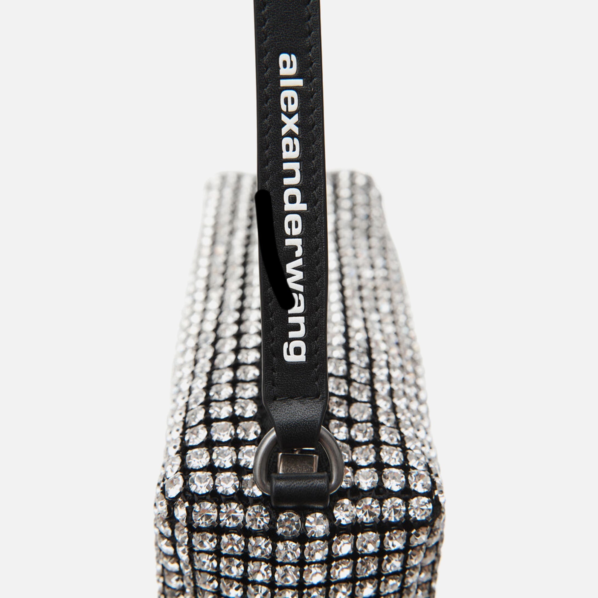 Alexander Wang Heiress Medium Pouch - White Crystals