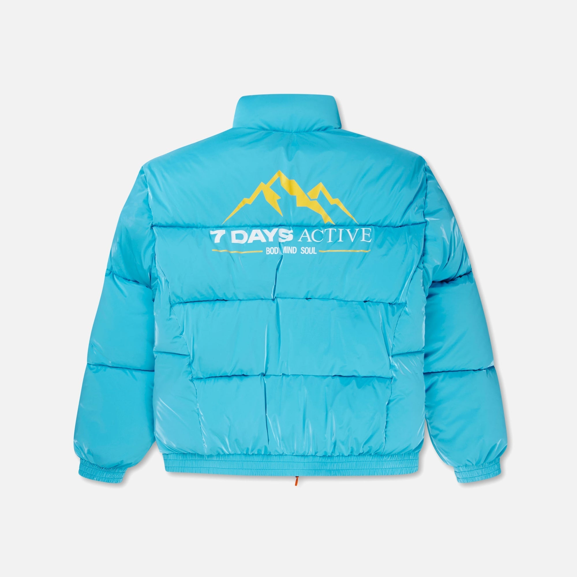 7 Days Active Recycled Tech Puffer - Blue Atoll