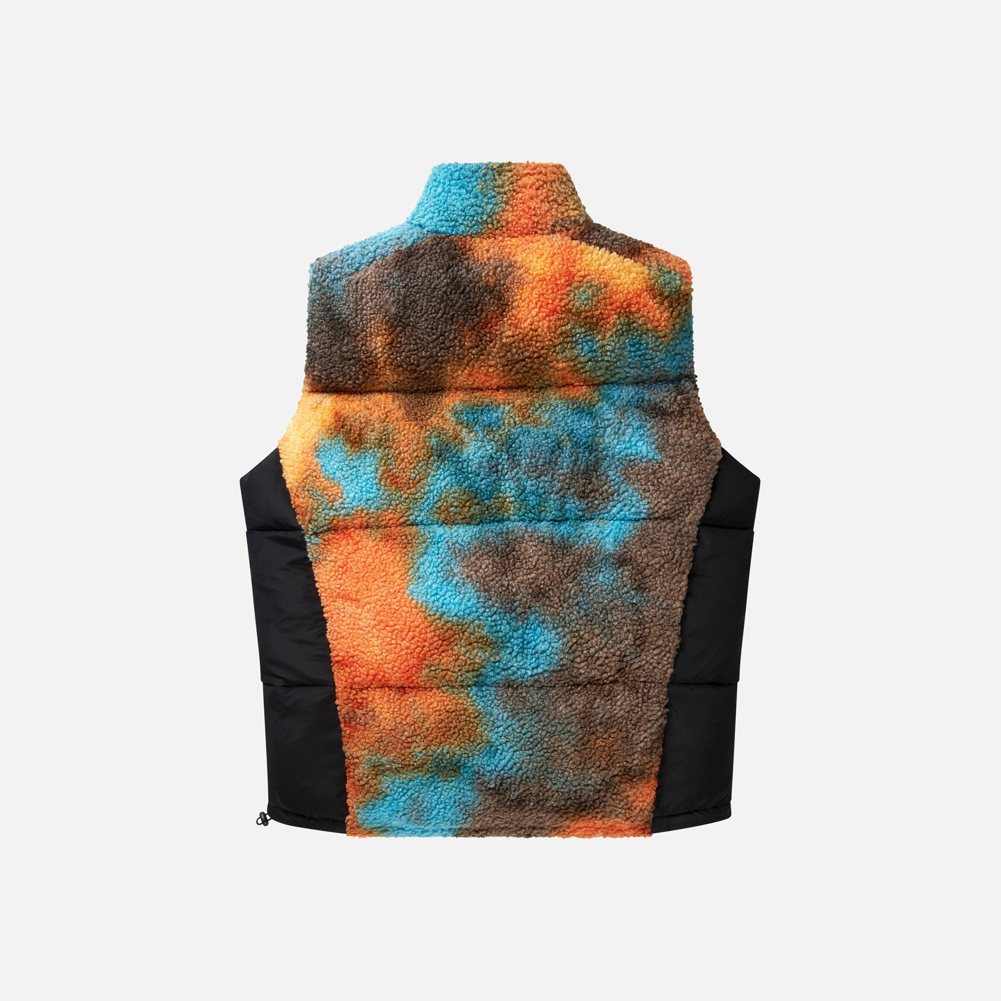 7 Days Active Plar Fleece Padded Vest - Tie Dye Scuba
