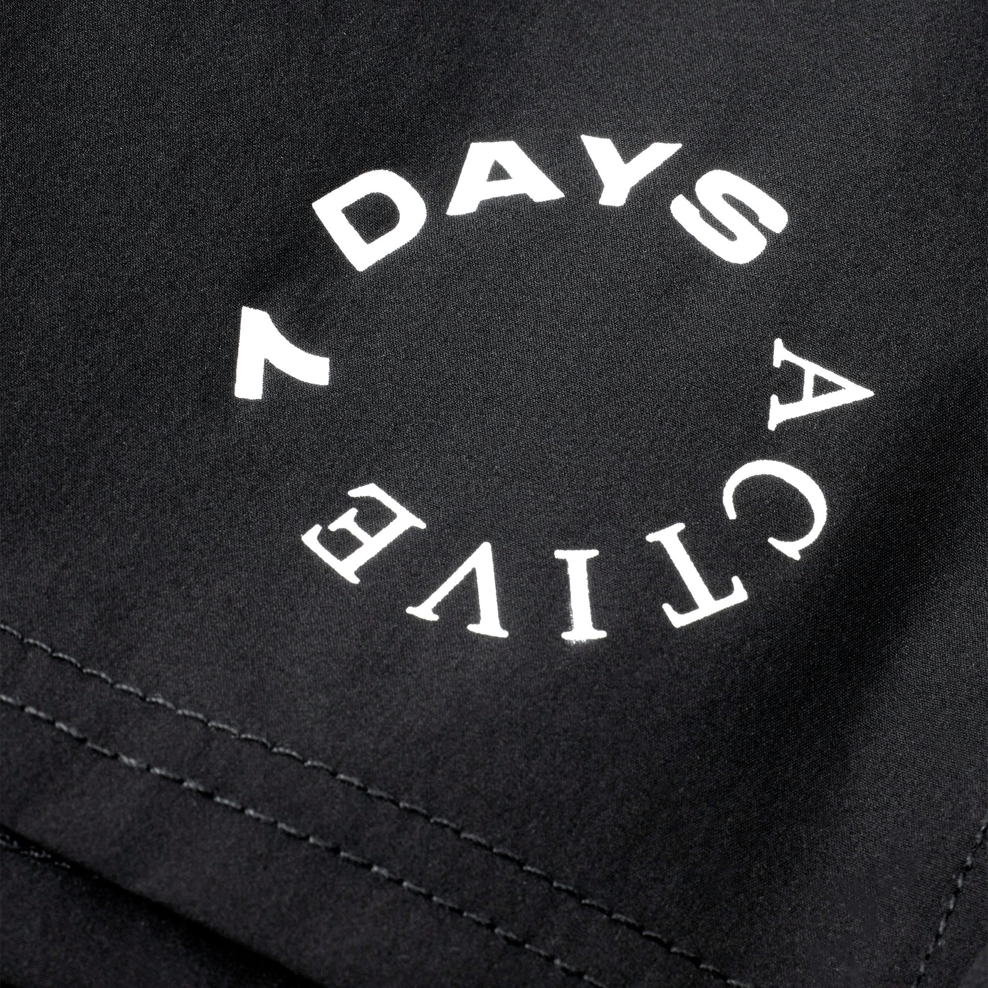 7 Days Active Running Shorts - Black