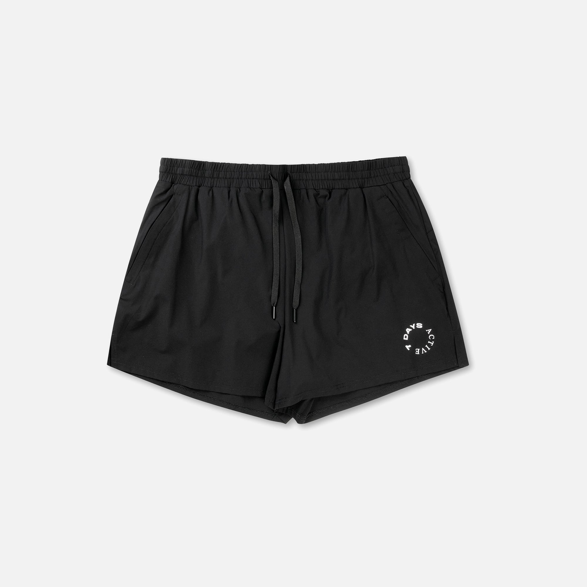 7 Days Active Running Shorts - Black