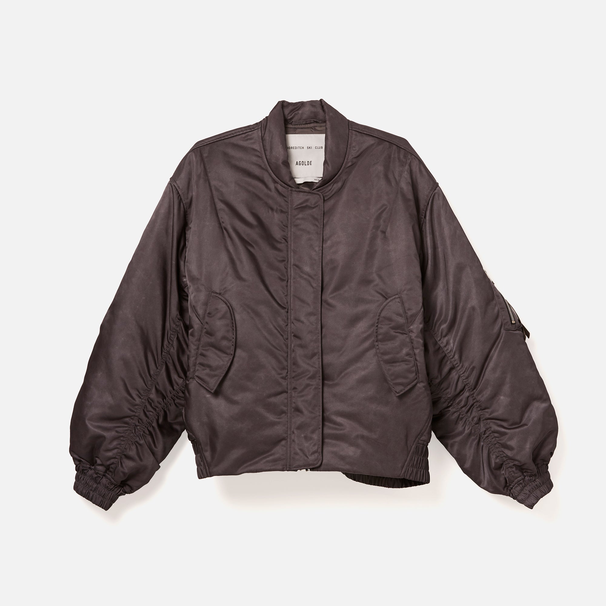 Agolde x Shoreditch Ski Club Nisa Bomber Jacket - Slate