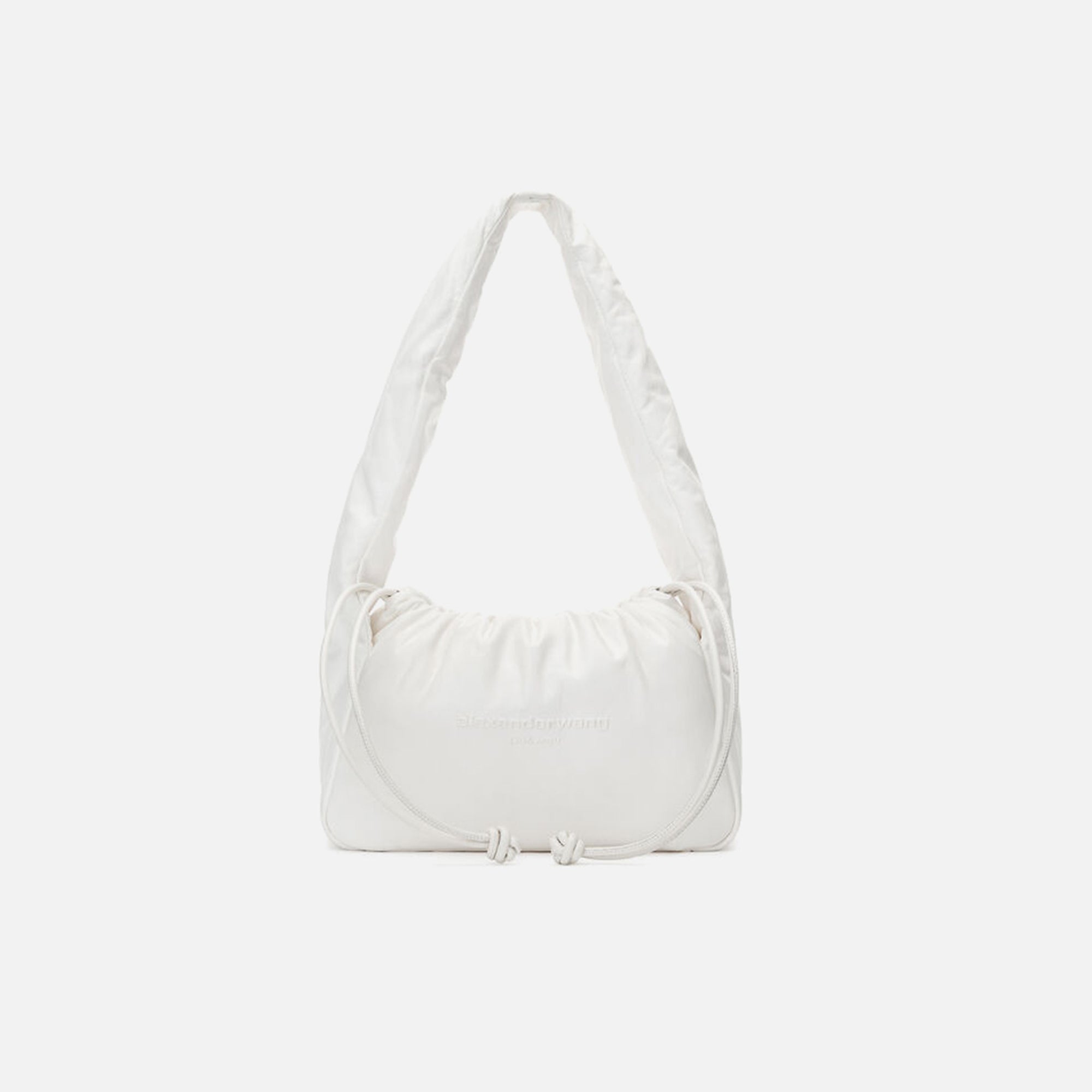 Alexander Wang Ryan Puff Small Leather Bag - White