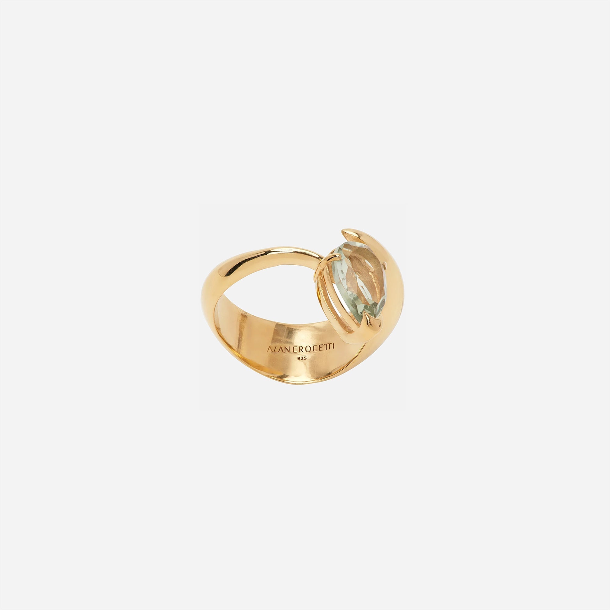 Alan Crocetti Alien Ring - Green / Gold